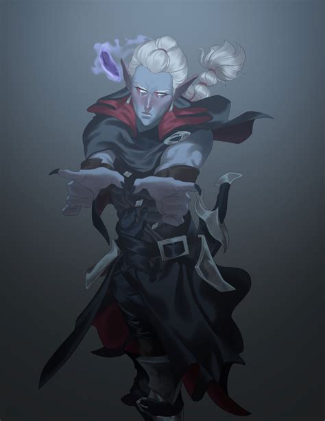 Art Drow Druid For One Of My Players Rdungeonsanddragons