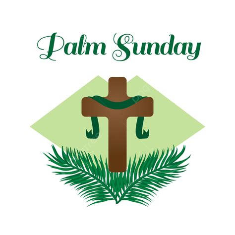 Palm Sunday Vector Png Images Palm Sunday Thorn Logo Thorn Palm Palm