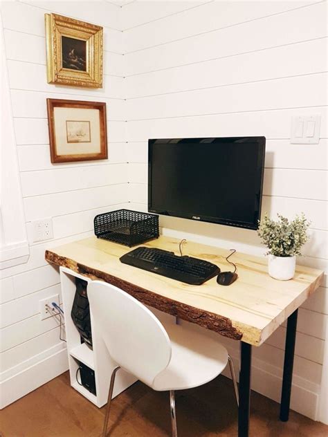 How To Hide Desk Cords With A Custom Box Home Office Design Hidden