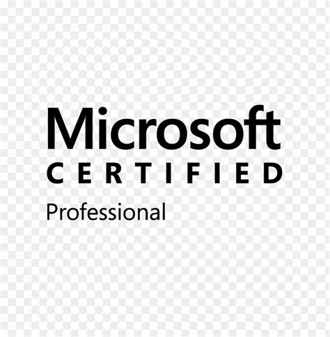 Microsoft Certified Professional Logo Png Free Png Images Id 34237