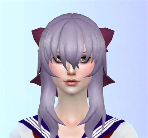 Yandere Simulator To The Sims 4 Shinoa Hairstyle By We1rdusername On