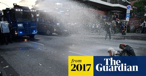 G20 Protests Police Fire Water Cannon Into Anti Capitalist Rally