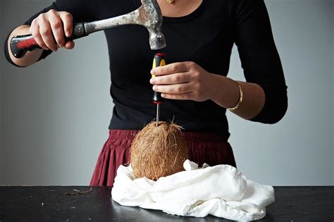 how to crack and use a whole coconut huffpost