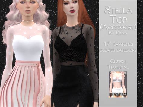 The Sims Resource Stella Top Accessory