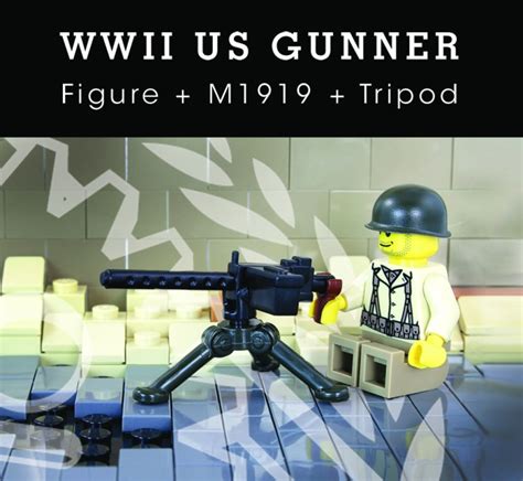 World War Ii Us Gunner Minifig Pack Available Now Brickmania Blog