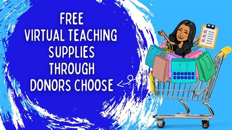 Free Virtual Teaching Supplies Through Donors Choose Youtube