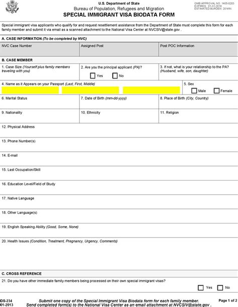 Download Us Nonimmigrant Visa Application Form Canadian Examples Step