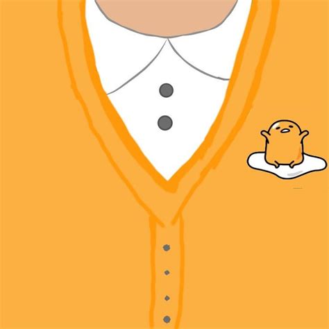 Gudetama Cute Tshirt Designs Yellow One Piece T Shirt Png Orange T