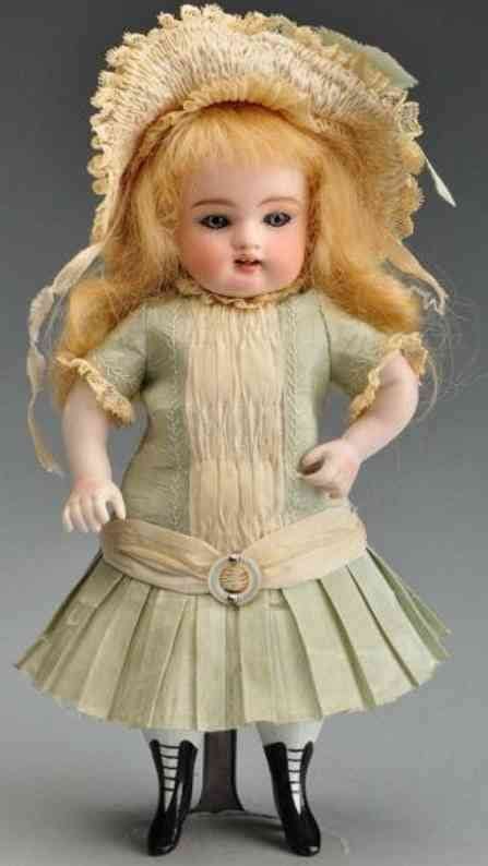 Kestner J D Dolls All Bisque Doll So Called Wrestler Bisque Doll Antique Doll Dress