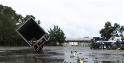 Trucker Largely Unscathed After Tornado Flips Rig Three Times
