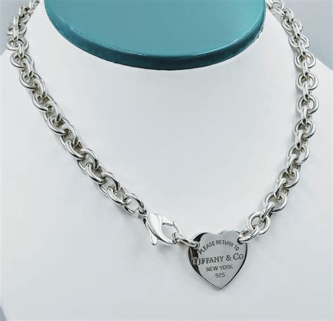 Tiffany And Co Please Return To Tiffany And Co 925 Sterling Silver Heart