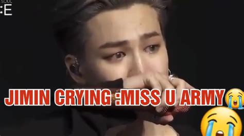 BTS JIMIN CRYING AT MAP OF THE SOUL ON E CONCERT YouTube