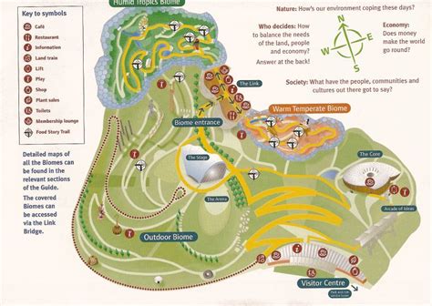 A Map Of The Site Of The Eden Project
