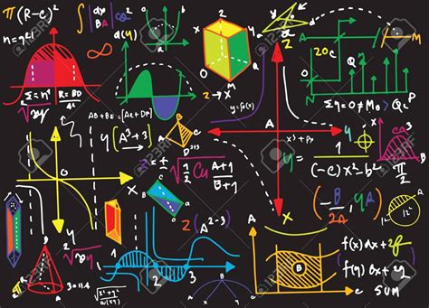 Physical Formulas And Phenomenon Hand Drawn Illustration Science