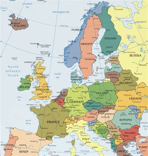 Other Maps Of Europe Maps Of Central Europe Eastern E