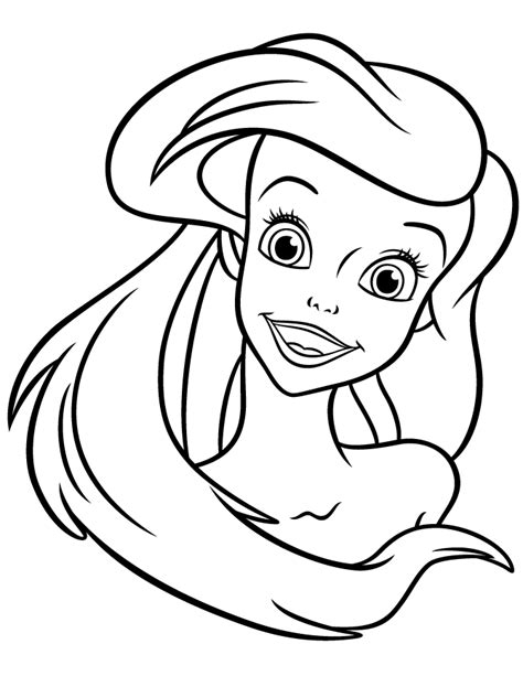 Princess Ariel The Little Mermaid Coloring Page Princess Coloring