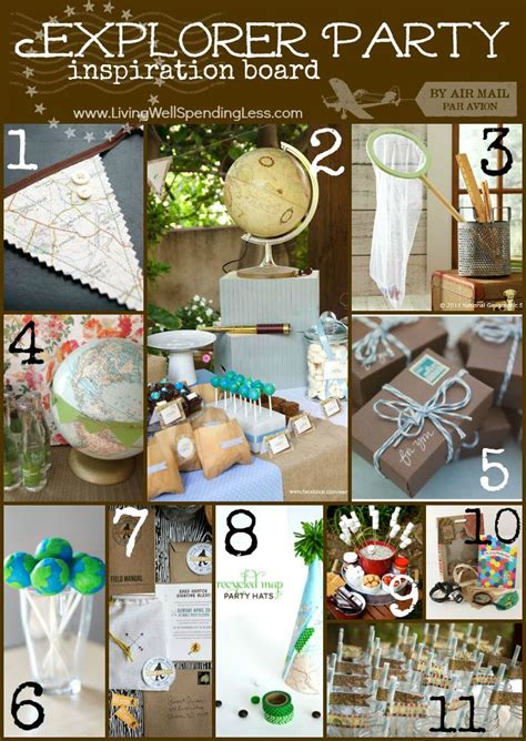 Explorer Party Inspiration Board Great Ideas For A World Explorer