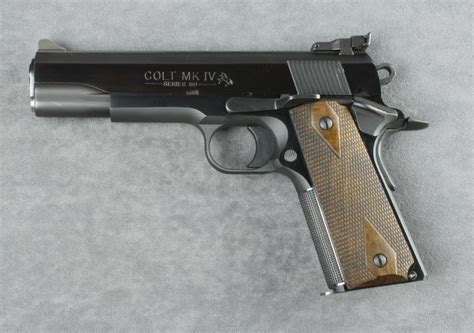 Colt Mk Iv Series 80 Government Model Semi Auto Pistol