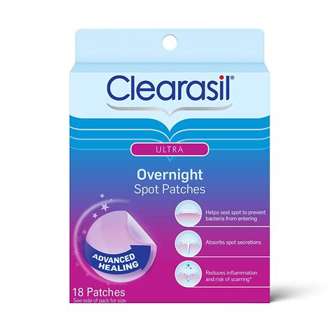 Acne Treatment Face Patches Clearasil Ultra Overnight Spot Patches