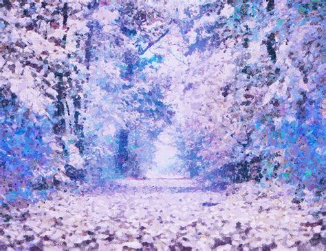 Morning Fantasy Forest Impressions By Georgiana Romanovna