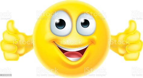 Thumbs Up Emoji Smiley Stock Illustration Download Image Now Istock