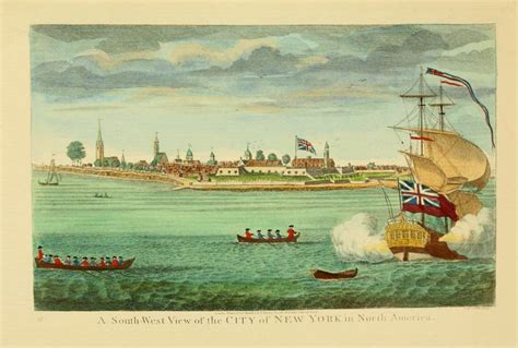 Solve 1780 Ca A South West View Of The City Of New York In North