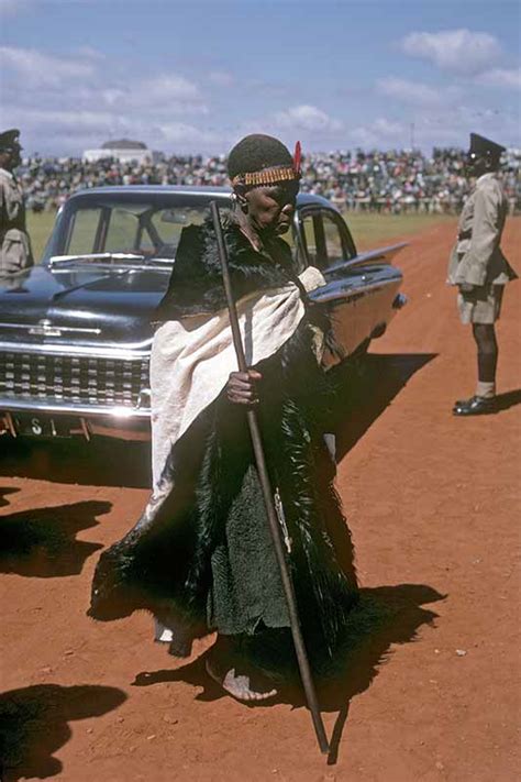Arrival Of Ndlovukati Independence Celebrations 1970 Swaziland