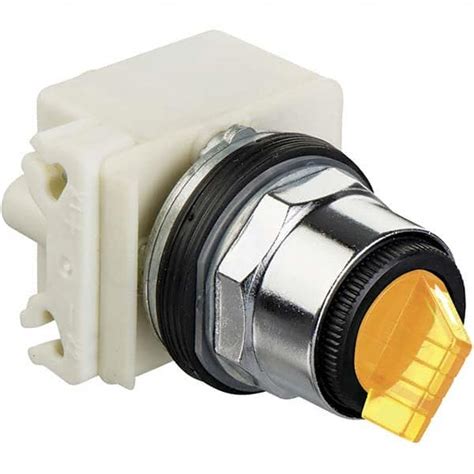 Schneider Electric 31mm Yellow Selector Switch Operating Knob