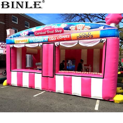 Doubled Lightweight Portable Oxford Inflatable Concession Stand