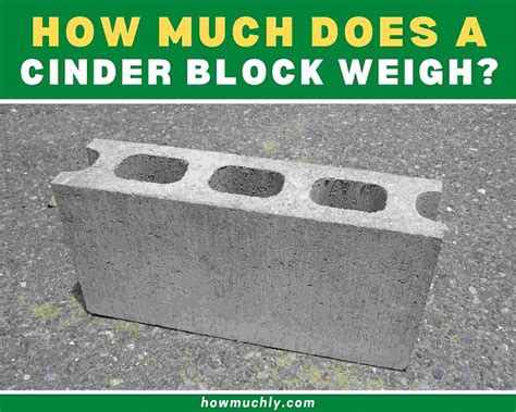 How Much Does A Cinder Block Weight In 2024 Info Guide