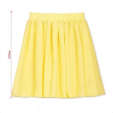 Vogue Lady Retro High Waist Pleated Double Layer Chiffon Short Mini Skirts Dress On Luulla