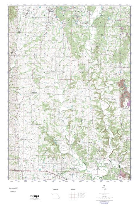 Mytopo Sturgeon Sw Missouri Usgs Quad Topo Map