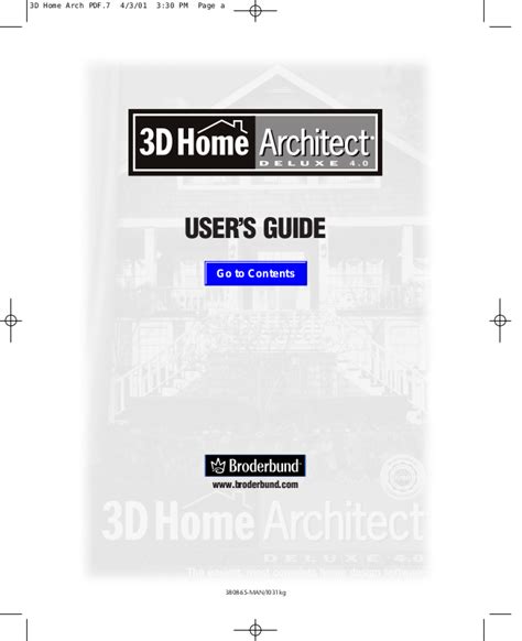 Broderbund 3d Home Architect Deluxe 4 User Manual