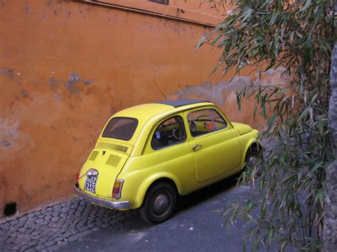 The Little Yellow Car Rome March 28 2010 Elizabeth Thomsen Flickr