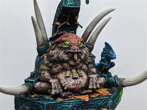 Slann Mage Priest Ready To Cast Comets Upon His Foes Rseraphon