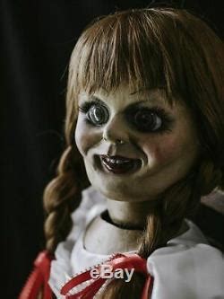 Annabelle Movie Horror Puppet Doll Conjuring Demon Halloween Prop Devil The