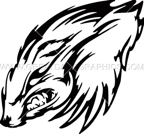 Download Angry Wolverine | Production Ready Artwork for T-Shirt Printing