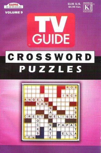 Tv Guide Crossword Puzzles Volume 9 By Inc Tv Guide Magazine Group