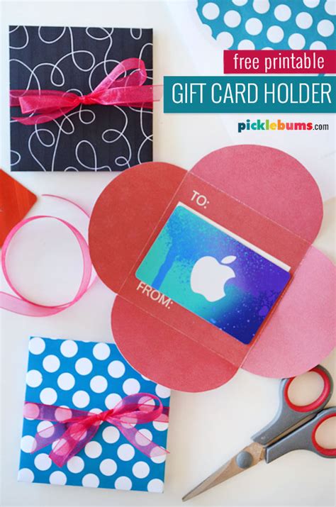 Diy T Card Holders And Printable Cards Allfreepape