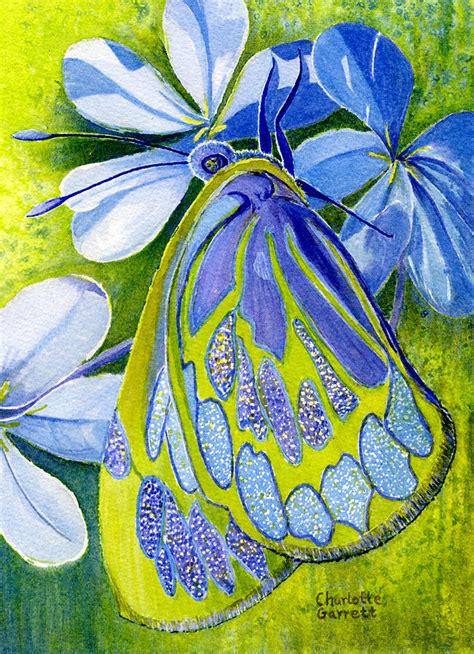 Creativity Butterfly Painting By Charlotte Garrett Fine Art America