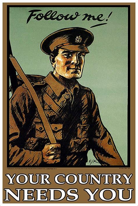 Fajarv Propaganda Posters Ww1 Britain