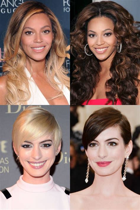 Celeb Hair Poll Blonde Or Brunette Blonde Vs Brunette Celebrity Hairstyles Hair Today