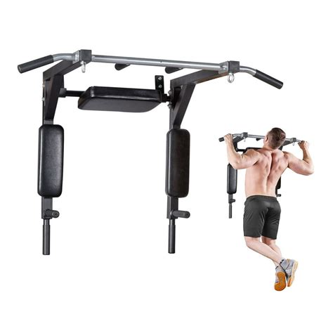 Pull Up Bar Wall Mounted Chin Up Bar Fitness Home Gym Power Full Body