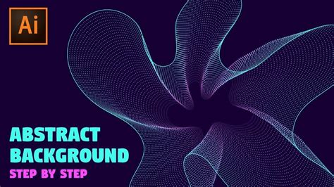 Abstract Background Adobe Illustrator Tutorial Waves And Particles
