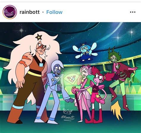 Au Crystal Gems By Rainbott I Steven Universe Steven Universe Movie Steven Universe Fanart