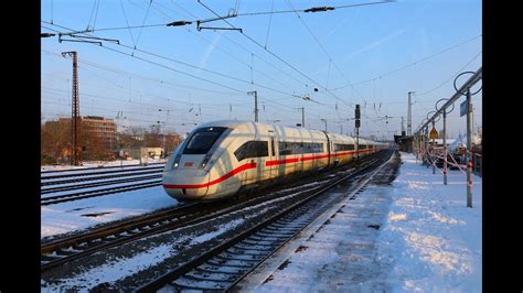 Db Fernverkehr Ice Z Ge In Hanau Hbf Am An Der Nordseite Youtube