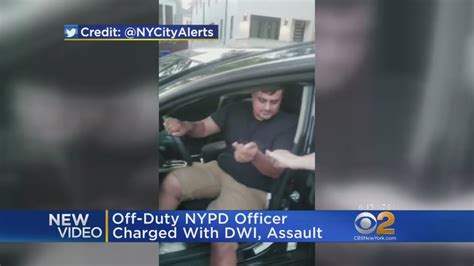 off duty nypd officer arrested for drunk driving youtube
