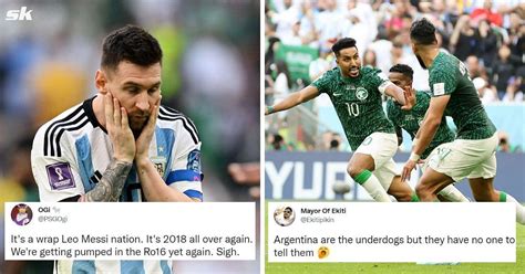 Twitter Explodes As Saudi Arabia Stun Lionel Messi And Argentina With 2