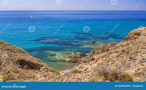 Las Sirenas Reef Cala De Las Sirenas Cabo De Gata N Jar Natural Park Spain Stock Photo