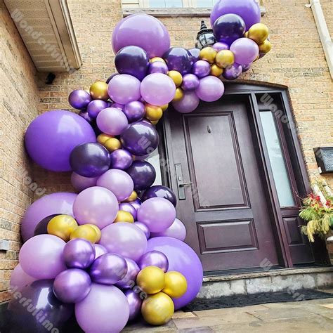 104pcs Matte Deep Purple Balloon Garland Arch Diy Wedding Etsy